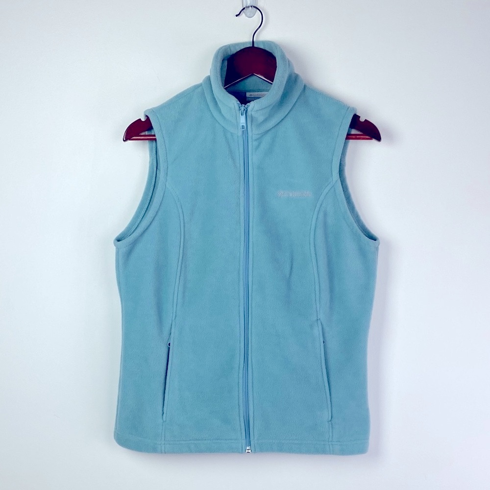 Columbia Women's Seafoam Green Fleece Vest